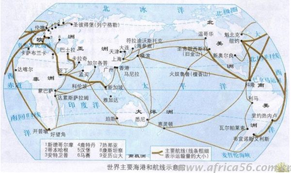 節(jié)約海運費要了解貨物的運輸路線