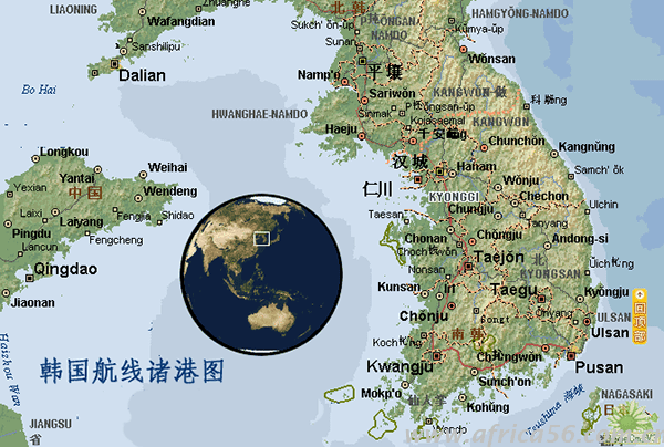 全球海運(yùn)主要航線以及主要港口一覽表_旭洲物流